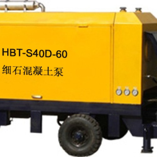 Hbt-s40d-60 diesel engine concrete pump